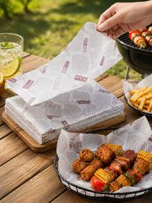 150/100/10 Sheets Wrapping Paper, Baking Paper, Oil-Absorbing Paper, BBQ Mat Paper, Table Napkins, Decorative Paper, Dining Paper, Suitable For Restaurant/Home/Wedding/Party/Holiday Gathering/Outdoor/Back To School Season - Multicolor - View 8