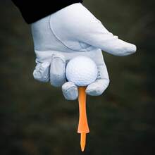 FINGER TEN Plastic Golf Castle Tees Value 10 Packs, Bright 2 3/4 Inch Orange & 2 1/4 Inch Pink With Step Down Design & Consistent Height For Men Women Golfers - Orange - View 5