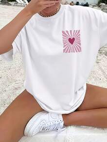 Plus Size T-shirts - Vitt - Visa 2
