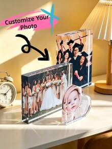Personalized Photo Display, Customized Gifts, Photo Frames, Acrylic Customized Photo Frames, Children's Growth Commemorative Photos, Children's Baptism Gifts, Party Gifts, Birth Photo Souvenirs, Mother's Day Customized Gifts, Gifts For Mom, Couple Gifts, Father's Day Gifts, Friend Gifts, Teacher's Day Gifts, Graduation Commemorative Gifts - Multicolor - View 1