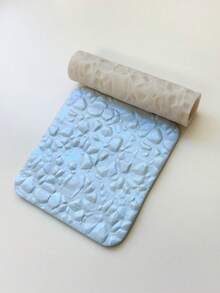 聚合物黏土紋理滾輪，花卉壓花聚合物黏土紋理滾輪 | 壓花陶藝紋理滾輪，適用於珠寶製作，類似聚合物黏土紋理片，可搭配聚合物黏土切割器使用，適合DIY手工藝、藝術設計和珠寶製作 - Texture Roller - 查看 6