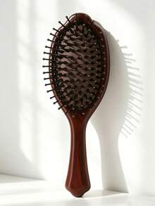 1pc/2pcs/Detangling Hair Brush With Scalp Massage, Natural Sandalwood Air Cushion Comb, Includes Spare Teeth, Ins Style Natural Wood Dark Brown Square/Round Air Cushion Brush, High Elasticity Cushion Buffer/Smooth Round Tip Teeth/Soothing/Stress Relief/Anti-Itch Hair Combing|Suitable For Long, Straight, Curly Hair|Daily Hair Care/Birthday Gift For Best Friend Or Girlfriend/Valentine's Day Gift/Home & Dorm Essential/Hair Salon Essential - Cloud Cushion Comb - View 13