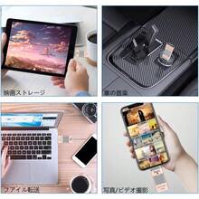 2024 MFi正規認証品 usbメモリ  USBフラッシュドライブ 64GB 大容量 2in1 USB 3.0高速 メモリスティック /iPad 対応 lightningコネクタ搭載 外付 容量不足解消 データ 転送保存 写真 バックアップ 軽量 超小型 耐衝撃 iOS 13/14/15対応  14 Pro/iPad Mini usbメモリー - チェックする 3