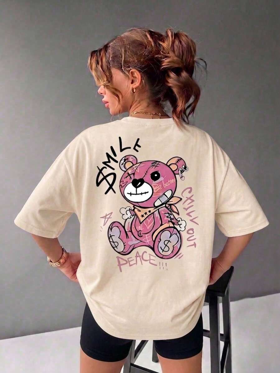 Women T-Shirts - Apricot - View 1
