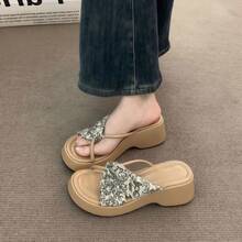 Women Platforms & Wedge Sandals - Beige - View 7