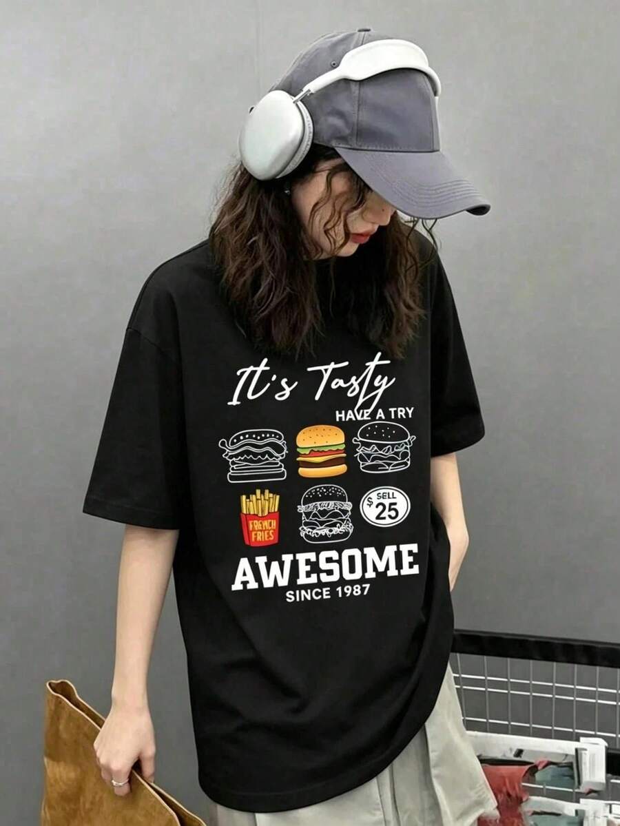 Women T-Shirts - Black - View 1