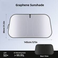 Aesthetic Portable Universal Car Windshield Sunshade , Efficient Sun Protection, Foldable Windshield Sunshade, Suitable For Most Vehicles, Easy To Store, Heat Insulation, Car Accessories Interior, Windshield Sun Shade - Multiple Styles - View 15