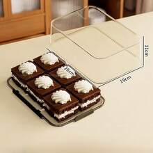 Contenedor de almacenamiento de pan, caja de pan hermética de gran capacidad, adecuada para la encimera de la cocina, puede almacenar tostadas, pan, pasteles, tortillas, pastelería, caja de almacenamiento apilable que ahorra espacio, adecuada para la despensa y el refrigerador - Multicolor - Ver 14