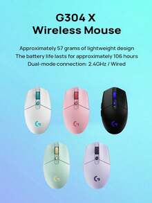 Logitech G304 X Gaming Mouse | 2.4G Wireless/Wired Dual-Use, 6 Programmable Buttons, Ergonomic Design For Small And Medium Hands, Low Latency And Zero Lag, Lightweight And Portable - View 1