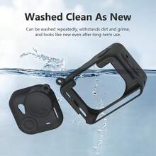For Insta360 GO Ultra PULUZ 2 In 1 Silicone Expansion Module Body & Lens Cover (Black) - View 7