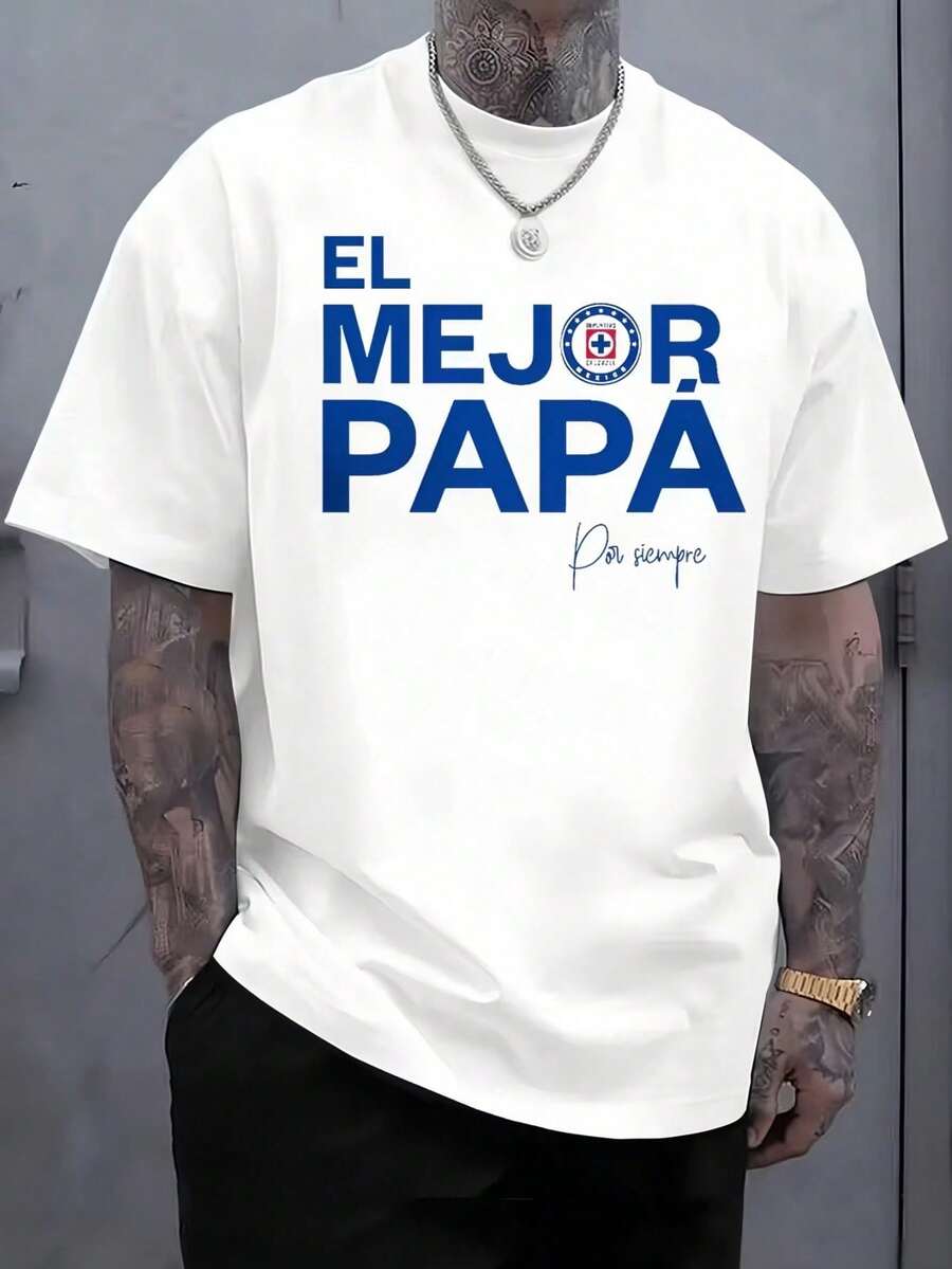 Camiseta de Verano para Hombre| Regalo para el Día del Padre, Regalo para Papá - Multicolor - Ver 1