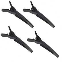 4pcs/1pc Korean Style Fluffy Hair Clips, Seamless Volumizing Bangs Clip, Duckbill Styling Clip, Invisible Sectioning Clip, Women's Hair Accessories, Essential For Home And Salon - A - View 12
