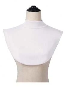 New Modal Cotton Fake Collar Shirt, Modal Solid Color Base Layer Women's Versatile Accessory Fake Collar Scarf 1pc - Multicolor - View 11
