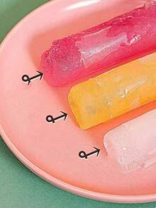 100pcs Thickened Popsicle Bags, DIY Ice Pop Molds, Suitable For Juice, Milkshake, Yogurt, Chocolate Ice Making, Reusable Self-Sealing Ice Cream Bags, Summer Cooling Essential - Multicolor - View 7