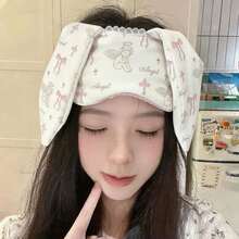 Cute Cartoon Print Sleep Mask (1pc) | Sleep Mask | Natural Sleep Aid | Blackout Eye Mask | Unisex | Soft & Portable | Travel Essential | Suitable For: School, Back To School, Travel, Home Use - Multicolor - View 10