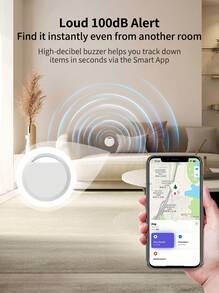 RSH 【Apple Find My認證】防丟定位器 相容於Airtag 藍牙寵物追蹤器 蘋果查找網路 智慧型防丟器（鑰匙/錢包/寵物通用） - 彩色 - 查看 5