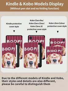 Kingsung Dog BOOP Pattern Tablet Case, Compatible With IPad 9.7/10.2/10.5/10.9/12.9/Pro 11, 10th Generation, Compatible With Samsung Galaxy Tab S6 Lite 10.4-Inch, Compatible With Kindle Paperwhite 12th Gen 2024, Kindle (11th Generation) 2022 Version, Soft Fall Protection, Smart Stand/Auto Wake/Sleep - Multicolor - View 11
