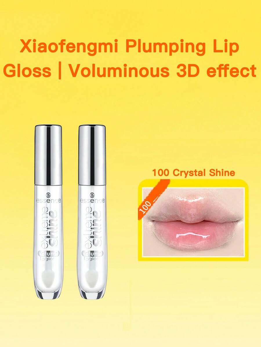 Essence Extreme Shine Volumizing Lip Gloss 100 Crystal Clear 2pcs - #100 Bening Kristal - View 1