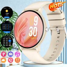 High-Definition Round Screen Smart Watch With Replaceable Strap, Fashion Digital Watch, Supports Calls And Music Control, Unisex Sports Watch - Multicolor - View 15