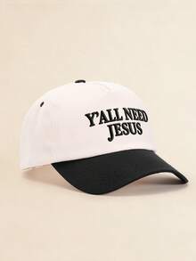1頂刺繡NEED JESUS配色棒球帽，男女通用戶外防曬休閒帽，春夏旅行海邊度假遮陽帽 - 棒球帽 - 查看 22