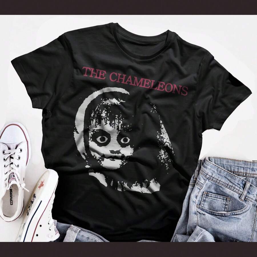 The Chameleons Band T Shirt Script Of The Bridge - Negro - Ver 1