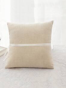 1pc Linen Color Ring Pillow, Handmade Rose Romantic Lace Bridal Ring Pillow, Suitable For All Seasons, Western Wedding, Church Wedding, Lawn Wedding, Bridal Wedding Supplies - Linen Lace Ring Pillow - View 5