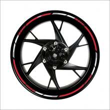 AD Car And Motorcycle Wheel Stickers, Customized Reflective Rim Decals, Universal Wheel Hub Decorative Strips - TZ-rainbow Wheel Stickers - View 9