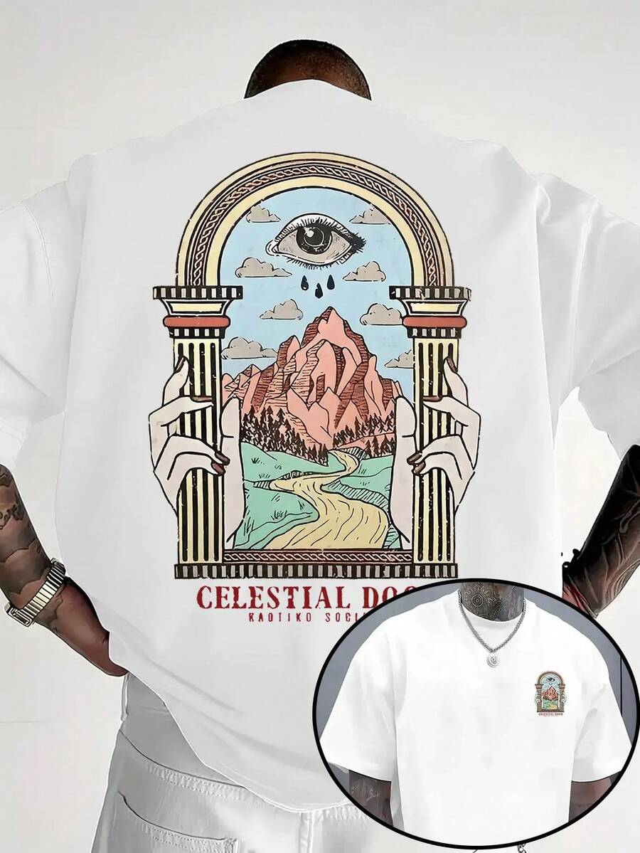 T-Shirts Hommes - Blanc - Voir 1