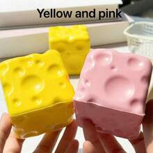 7cm 高品質起司壓力紓壓玩具，PU材質快速回彈，適合節日禮物，趣味可愛紓壓禮品，生日、復活節、萬聖節、聖誕節、派對禮物的理想選擇 - 查看 12