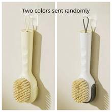 1pc Multi-Function Shoe Cleaning Brush, Household Soft Bristle Shoe Washer - Multicolor - View 7