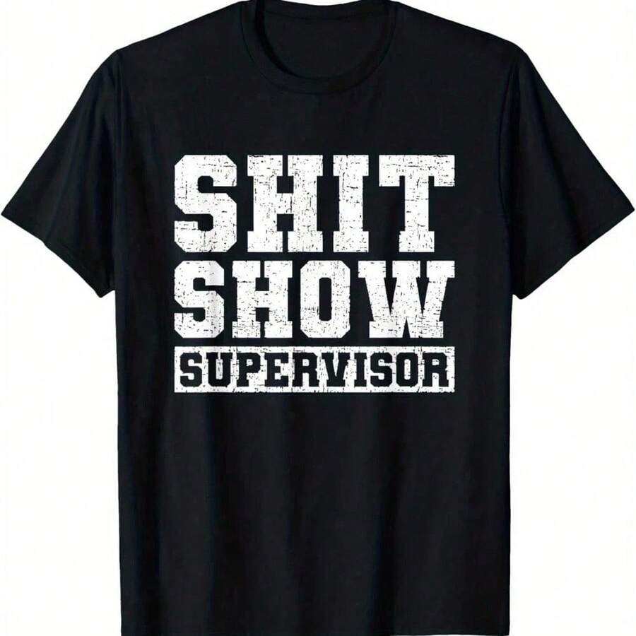 Camiseta espectacular para supervisores, padres, jefes, gerentes y maestros, con un toque de humor. Diseño vintage, atrevido y casual, perfecta para el Día del Padre. Camiseta de estilo casu - Negro - Ver 1