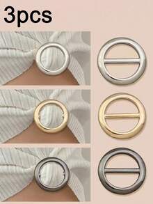 9/6/3/1pcs Multifunctional Metal Scarf Clip & Jewelry Clip - Elegant Fashion Accessory, Suitable For Scarves, T-Shirts And Belts, Perfect For Any Occasion - Multicolor - View 12
