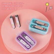 Cute Animal Nail Clipper Creative Home Use Sharp Nail Clipper Set Durable Portable Boxed Authentic Portable Cartoon - Multicolor - View 11