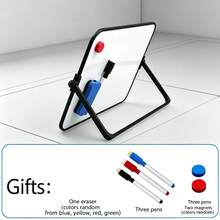 Papan Gambar Magnetik 30*21cm, Papan Tulis Meja yang Dapat Dihapus, Papan Tulis yang Dapat Dihapus dengan Penyangga Magnetik, Papan Gambar Dua Sisi dengan Penyangga Lipat yang Dapat Diatur, Papan Tulis Mini, Cocok untuk Menggambar, Memo, Daftar Tugas - MultiWarna - View 12