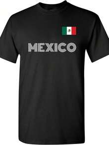UGP Campus Apparel Camiseta de fútbol mexicano - Camiseta del equipo internacional mexicano de fútbol - Negro - Ver 1