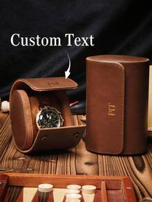 Kotak Jam Tangan Kulit Kustom, Gulungan Jam Tangan Perjalanan yang Dipersonalisasi, Kotak Jam Tangan Kulit Ukir Kustom, Kotak Penyimpanan Jam Tangan yang Dipersonalisasi, Kotak Pajangan Jam Tangan Kustom, Kotak Penyimpanan Jam Tangan, Kotak Penyimpanan Perhiasan dan Jam Tangan Serbaguna, Kotak Jam Saku, Kotak Jam Tangan Kustom, Kotak Penyimpanan Jam Tangan Kulit, Hadiah untuk Pengiring Pengantin Pria, Hadiah Pernikahan, Hadiah Hari Ayah - MultiWarna - View 9