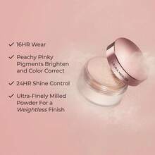 Laura Mercier 透亮散粉 提亮粉色調 #Rose（適用淺至中膚色）29g/1 Oz | 24小時控油 | 柔霧妝感 | 長效持妝 | 絲滑柔軟配方 | 不卡粉 | 無拍照反光 - 提亮玫瑰 - 查看 6