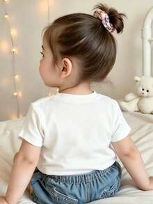 Disney Baby Girl's T-Shirt, Featuring Cute Prints Of Elsa And Minnie. Includes A Castle-Themed Design Inspired By *Frozen*. - 白色 - 查看 2