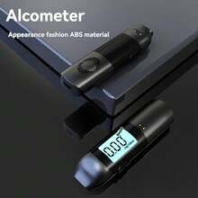 High-Precision Portable Breathalyzer With USB Charging For Home Or Party Use - Two-piece set - View 5