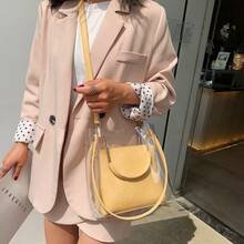 Summer Small Bag For Women 2019 Korean Version Versatile Handbag Fashionable Stylish Transparent Jelly Crossbody Bag - 米白 - 查看 5