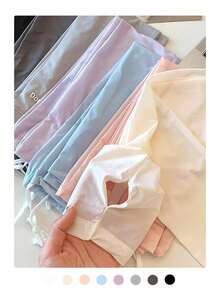 1 Pair Women's Summer Loose Breathable Ice Silk Arm Sleeves, Sun Protection Arm Covers For Outdoor Driving & Cycling,Gloves,Party - DD-label Ice Skin Sun Protection Sleeves - View 7