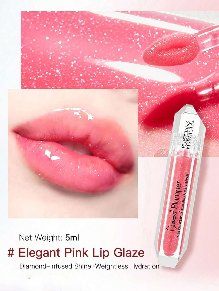 PHYSICIANS FORMULA Diamond Mirror Lip Gloss - Elegant Pink - 5ml