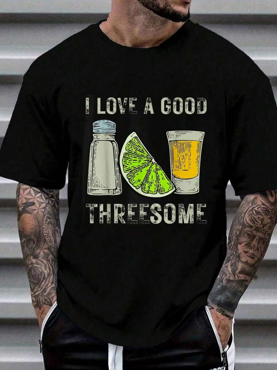 100% Pure Cotton Fun A Good Drink T-Shirt T-Shirt Damen - Black - View 1