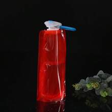 1pc 650ml Collapsible Water Bottle, Portable PE Water Bottle, Suitable For Outdoor Activities, Providing Enough Water For Cycling, Motorcycle, Car, Hiking, Camping And BBQ, Suitable For Outdoor Use, Outdoor Cycling Sports Water Bottle, Mountain Climbing Portable Water Cup, PE Plastic Collapsible Water Bag, Gift Promotion Water Storage Pouch - Multiple Styles - View 16