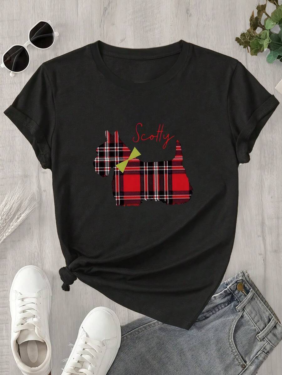 Halloween Graphic T-Shirt - Black - View 1