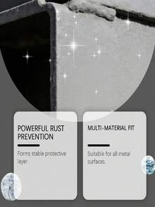 Metal Anti-Rust Paint, Metal Steel Rust Renewal Brightening Polishing Daily Multi-Purpose Cleaning Anti-Rust Paint, Forms A Protective Film On The Surface, Extends Usage Time, Makes The Appearance More Beautiful, Suitable For Various Metal Surfaces, Gift For Family And Friends - A - View 7