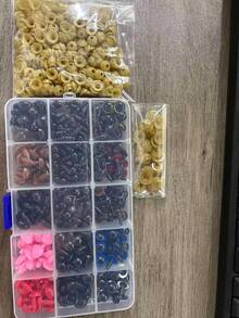 560/752件安全眼睛與鼻子，適用於鉤編安全眼睛與墊圈，DIY毛絨娃娃製作配件組 - A - 查看 13