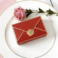 10/50pcs Blank Wrapping Paper Gift Boxes, Creative Classic Envelope Gift Boxes, Wedding Gift Boxes, Birthday Party Cosmetic Packaging Boxes - View 7