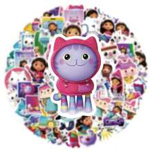 1 Set/50pcs Cartoon Stickers, Cute Popular Stickers, New Year Gift, Valentine's Day Gift, Easter Gift [Random Style] - Multicolor - View 1