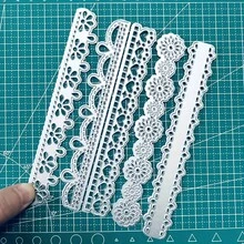 1pc Lace Edge Metal Cutting Die Set - Professional DIY Scrapbook Template, Handmade Greeting Card Tool And Home Decor Craft Kit, Suitable For Holiday Projects - Lace - View 5